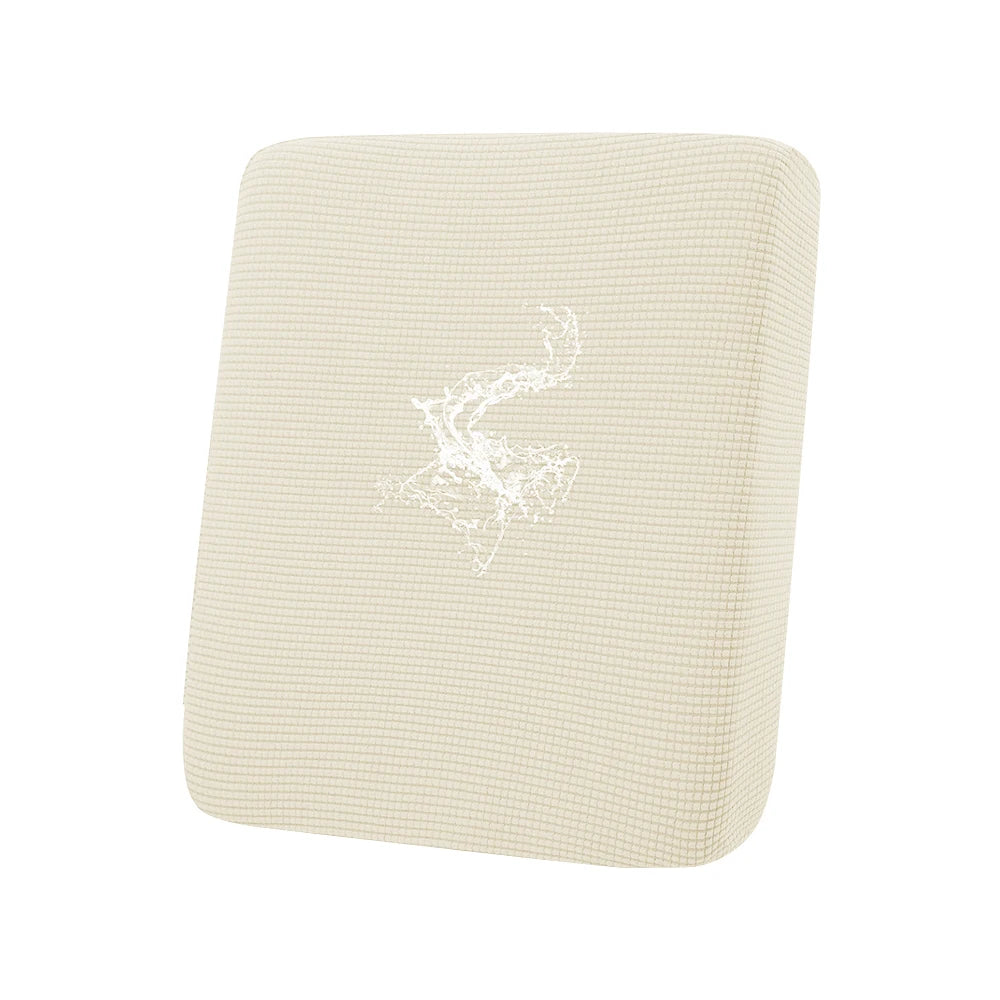 Fodera per Cuscino Divano Jacquard Waffle – Impermeabile, Elastica, Anti-Spruzzi