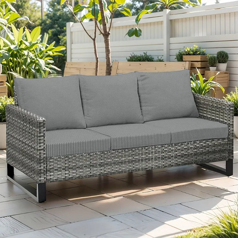 Fodera per Cuscino Divano Jacquard Waffle – Impermeabile, Elastica, Anti-Spruzzi